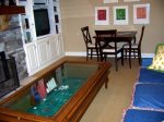 Casino Game Table in Family Room